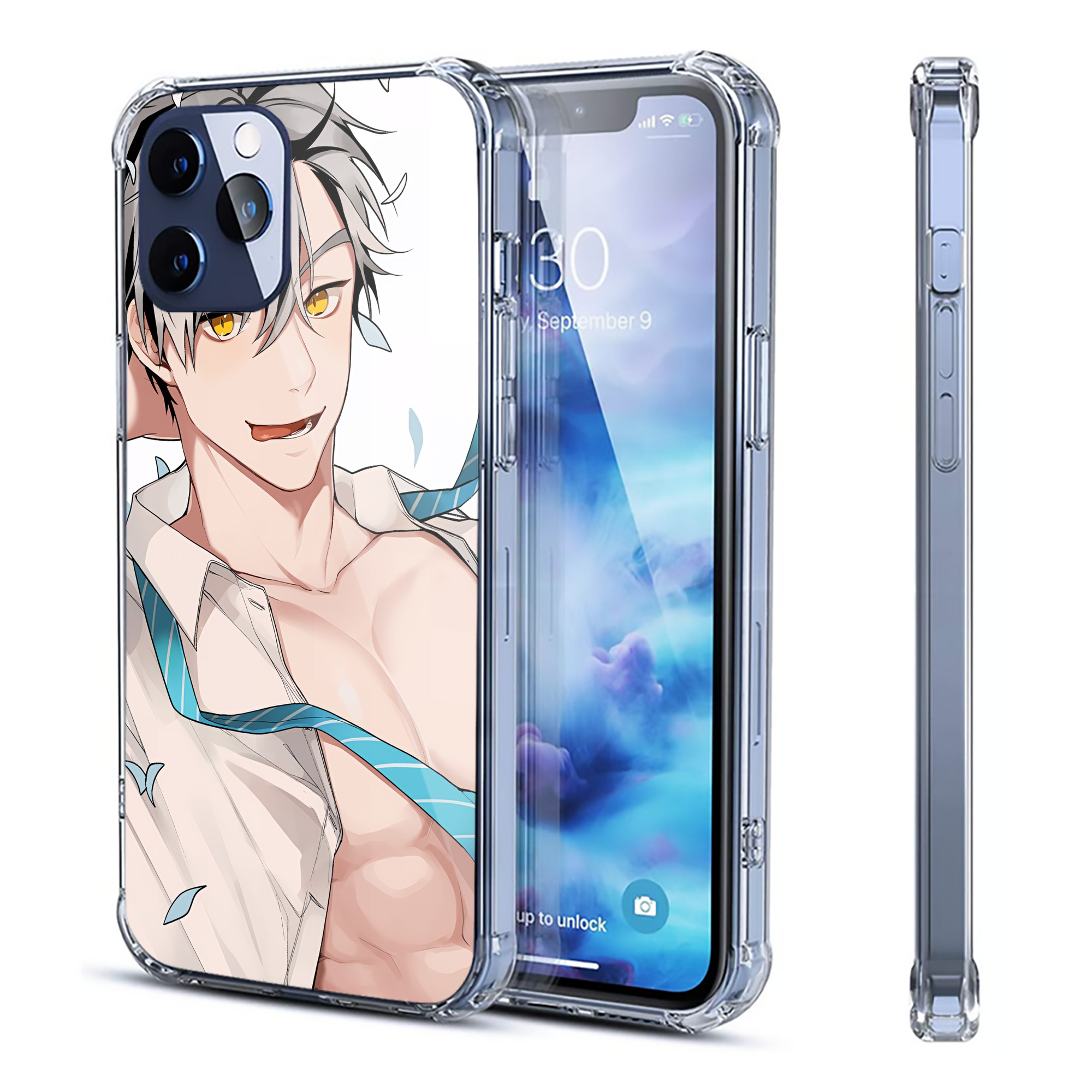 （画像用） ハイキュー!! Haikyu!! 【iPhone 12シリーズ対応】透明スマホケース（クリアソフトケース）